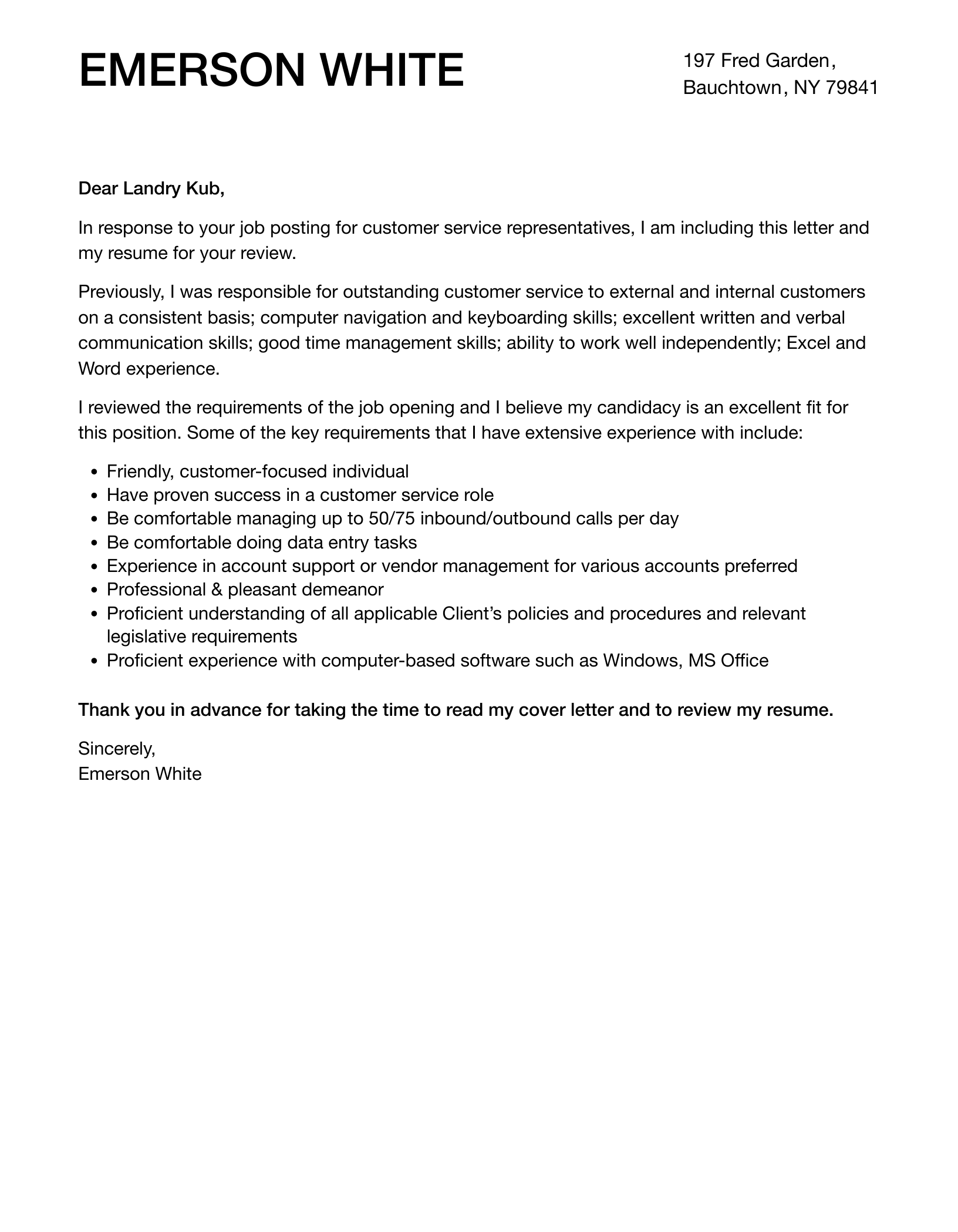 Customer Service Representatives Cover Letter VelvetJobs Customer Service Representatives Cover Letter VelvetJobs