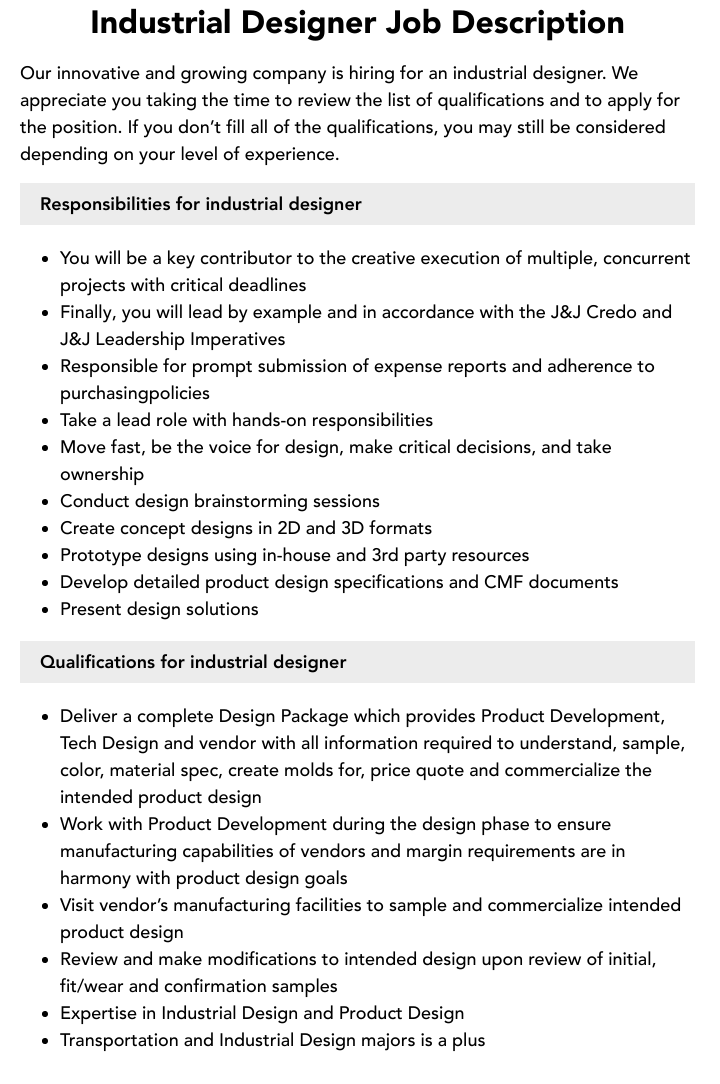 industrial designer jobs arizona