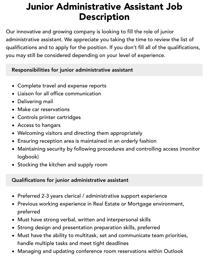 Notwendigkeiten Onkel Oder Herr Riskant Administrative Assistant Tasks 
