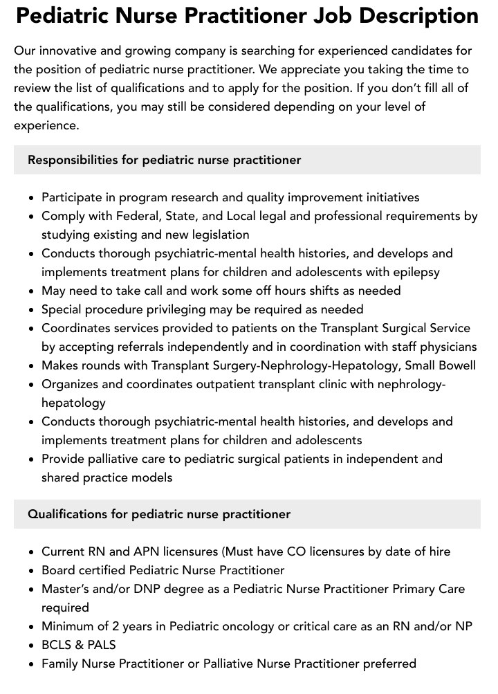 pediatric nurse practitioner job description        
        <figure class=