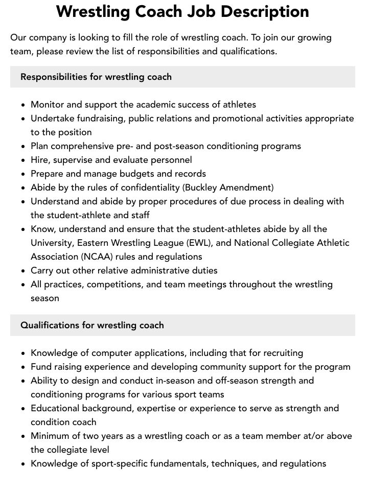 Comprehensive Guide to College Wrestling Coaching Jobs in the USA