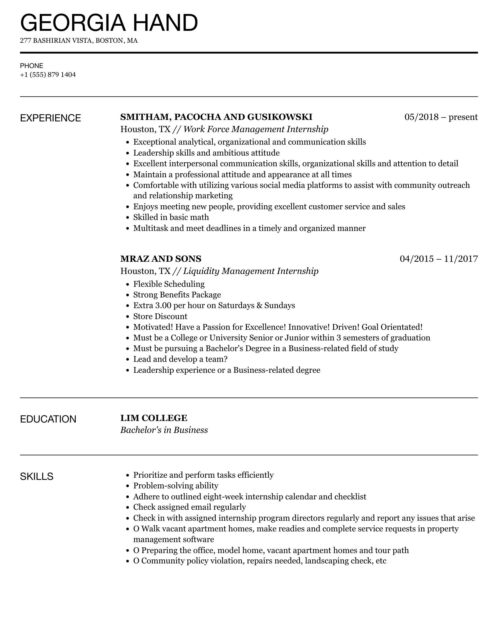  Internship Report Hotel Management Internship Report Of Hotel